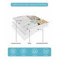 thumbnail image 4 of Quilt King Size Bedding Set, Gray Easter Bunny Reversible Summer Quilt 3 Pieces, Spring Easter Eggs Floral Wooden Lightweight Bedspreads Coverlets with 2 Pillow Shams for All Seasons, 4 of 5