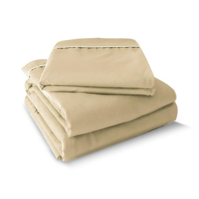 Juego de Sábanas Microfibra Rebeca Koala Matrimonial Beige