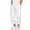 4#White, variant on lkfuzj Men's Casual Fashion Solid Color Capris Pants with Pocket & Drawstring Elastic Waist Ankle Length Cargo Pant for Outdoor, Sports, and Daily Wear