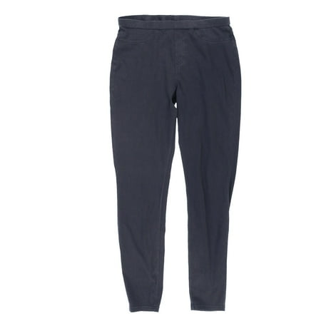 Hue Classic Stretch Denim Leggings Graphite L