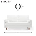 thumbnail image 4 of Reloj de pared Sharp Black de 35 cm, silencioso, no hace tictac, de cuarzo, 4 of 7