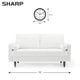 thumbnail image 4 of Reloj de pared Sharp Black de 35 cm, silencioso, no hace tictac, de cuarzo, 4 of 7