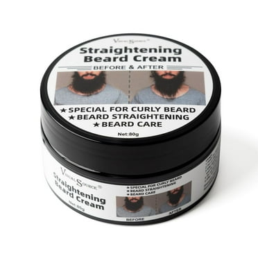 NEW Beard Straightening Cream , Hydrates, Smooths, Adds Tames Shine Flyaway G3P1