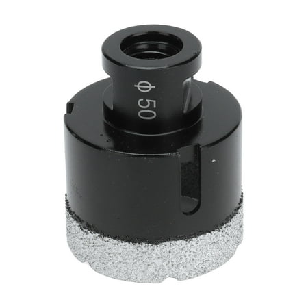

Vacuum Brazed Diamond Drill Core Bits 50mm Hole Saw Opener M14 Thread High-Quality Diamond Material Fast Drilling Large Displacement Cutting Design Suitable for Marble Granite and Other Stone