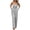 Black, variant on LEAVINGSUO Jumpsuit for Women Plus Size Womenās Fashion Striped Jumpsuit Strapless Wide Leg Romper Pockets Jumpsuit Pants Black S