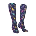 thumbnail image 3 of KLL Colorful Dinosaur Print Cool Socks Men's Women's Crew Socks Funny Crazy Novelty Stockings, 3 of 8