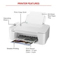 thumbnail image 3 of PIXMA TS3722 Wireless All-in-One Home Printer with Scanner and Copier, with PG-275 and CL-276 Inks, 3 of 9