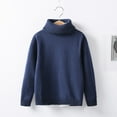 thumbnail image 4 of School Uniform Sweater Boys Sweater Kids Fashion Long Sleeve Crewneck Knit Pullover Fall Winter Clothes 5-14 Years Sweater for Boys 14-16, 4 of 4