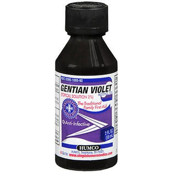 Humco Gentian Violet Solution 2%, 2 Oz.