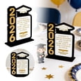 thumbnail image 2 of Class Of 2026 Graduation Acrylic Inspirational Sign With Grad Cap Design Centerpiece For High School College Graduate Desk Ornament, 2 of 6