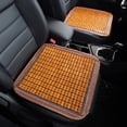 thumbnail image 5 of Cojín de bambú para asiento, cojín para silla de verano, cojín para asiento de coche, transpirable y antideslizante, 5 of 5