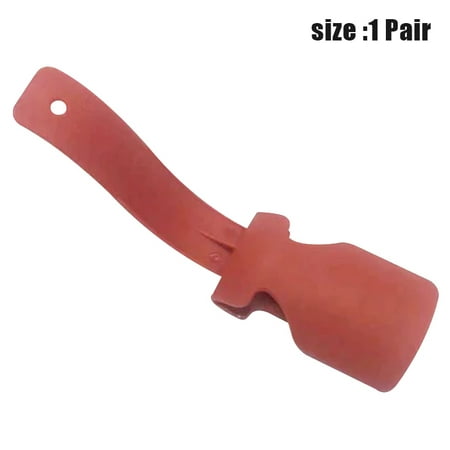 

Fly Sunton 1 Pair Wear Shoe Helpers Unisex Shoe Horn Easy on and off Shoe Lifting Helpers(Red 1 Pair)