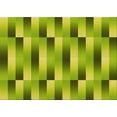 thumbnail image 1 of Ahgly Company Indoor Rectangle Patterned Neon Yellow Green Area Rugs, 2' x 4', 1 of 6