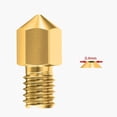 thumbnail image 4 of 25pcs 0.4mm Ender 3 Nozzle MK8 3D Printer Extruder Nozzle, 4 of 5
