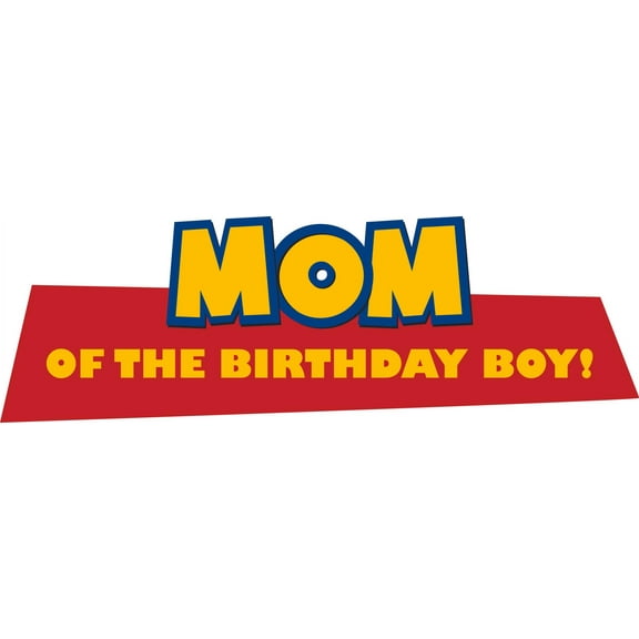 Mom Of The Birthday Logo Princess Queen Sweet Dreams Bedtime Unicorn Lovely Dear Dream Holiday Gift Decorating Ideas Girl Boy Bedroom Wall Decal Sticker - Size: 16 Inch x 13 Inch