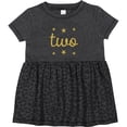 thumbnail image 3 of Inktastic 2nd Birthday Gold Two Girls Baby Dress, 3 of 5