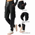 thumbnail image 5 of SPECIAL MAGIC Women's Cargo Sweatpants with 4 Pockets Cotton Jogger Pants Elastic Waist Athletic Lounge Pants for Running Yoga Gym, 5 of 7