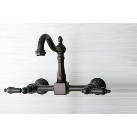 Kingston Br Victorian Oil Rubbed Bronze Wall Mount Kitchen Faucet Kingston Br Victorian Oil Rubbed Bronze Wall Mount Kitchen Faucet