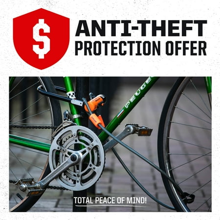 Kryptonite - Evolution Standard U-Lock - Black and Orange