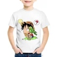 thumbnail image 3 of Camisetas de algodón con estampado de anime para niños pequeños, camisetas infantiles de Luffy, camisetas de manga corta de verano para niños y niñas, camisetas divertidas, ropa para bebés, 3 of 5