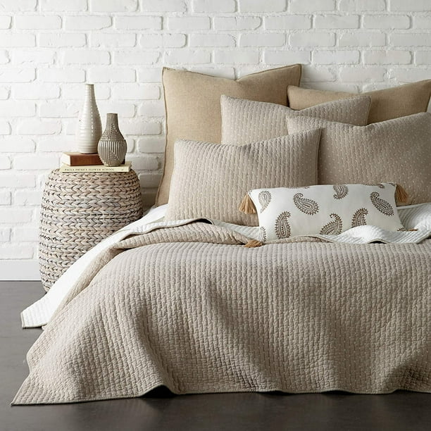 Levtex Home Cross Stitch Quilt Set 100 Cotton Full/Queen Quilt