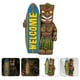 thumbnail image 2 of EeaseMX Figura hawaiana de resina, adorno hawaiano, decoración hawaiana decorativa, estatua hawaiana, 2 of 7