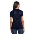 thumbnail image 2 of Sport-Tek Ladies CamoHex V Neck Tee-XS (True Navy), 2 of 6