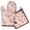 Red Pink Modern, variant on Red Pink Modern Art Geometric Kitchen Oven Mitt and Pot Holder Sets 2 Pcs for Baking, Cooking and Grilling, Heat Resistant Up To 392 °F