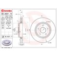thumbnail image 2 of Par de DISCOS VENTILADOS COMMANDER 2006 al 2008 JEEP 5.7L V8 Delanteros BREMBO ., 2 of 5