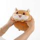 thumbnail image 4 of Almohada cilíndrica para el cuerpo de felpa rellena de animales lindos de 8 pulgadas/20 cm, muñeco de peluche de dibujos animados súper suave (hámsteres), 4 of 5