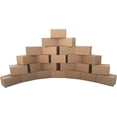 thumbnail image 4 of UOFFICE Single Wall Standard Shipping Boxes, 16" x 12" x 8", 25 Count, 1 Pack, 4 of 7