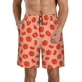 thumbnail image 2 of Uemuo Tomato Pattern Men's Swim Trunks Hawaiian Beach Bathing Suit Swimsuits Beach Quick-Dry Shorts with Pockets-, 2 of 9