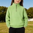 thumbnail image 5 of Girls Hoodies Size 7-8, Solid Soft Pullover Sweatshirts with Pocket Fall Winter Fashion Clothes for Girls with Thumb Hole, 5 of 5