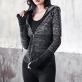 thumbnail image 3 of Women Full Zip Track Jackets Hooded Raglan Long Sleeve Thumb Holes Lightweight Slim Running Workout, 3 of 8