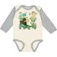 thumbnail image 3 of Inktastic Cute Lizards Hanging out Boys or Girls Long Sleeve Baby Bodysuit, 3 of 5