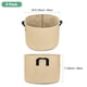 thumbnail image 3 of Uxcell 5 Paquete de Bolsas de Cultivo para Plantas 10 Galones Bolsas de Cultivo de Tela Gruesa de 300G con Asas Macetas de Jardín Caqui, 3 of 7