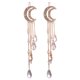thumbnail image 2 of Fiudx Liquidación de ofertas flash Horquilla colgante y cuentas de diamantes de imitación de cristal, horquilla para el pelo, regalo de joyería nupcial para damas, 2 of 2