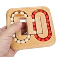 thumbnail image 4 of Juego de laberinto de educación científica, juguete de madera con bola plana, candado Luban para desbloquear, útiles escolares, materiales ecológicos, 4 of 12