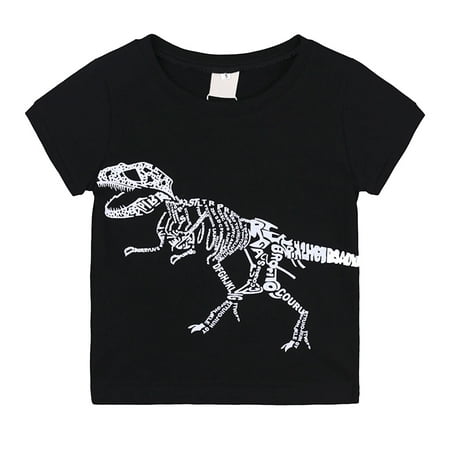 

Toddler Kids Baby Boys Pajamas Cartoon Children Summer Outfits Casual Set Shorts Print Dinosaur Outfits Tops