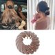 thumbnail image 4 of Moda Bandas De Pelo Retráctil Panipolla De Cola De Caballo Bun Clip Accessorie Marrón claro Zulema Cintas para el pelo, 4 of 8