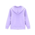thumbnail image 4 of Big Girls Casual Hooded Sweatshirt Long Sleeve Pullover Hoodie for School Loungewear & Daily Outfits, 120, 4 of 4