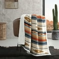 thumbnail image 3 of Wrangler Coyote Sands Beige Sherpa 60X50 Throw Blanket, 3 of 5