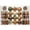 Bronze-Champagn, variant on 92pcs Christmas Ball Ornaments Christmas Tree Decoration Set with Srtings Shatterproof Christmas Baubles for Christmas Holiday Wreath Garland Party Decoration Gold-Silver