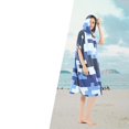 thumbnail image 1 of Quick Drying Swimming Pool Beach Towel Beach Robe Bathrobe Poncho Bath Towel For Adult, 1 of 3