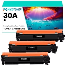 30A CF230A Toner Cartridges Compatible for HP CF230A 30A CF230X 30X HP Laserjet Pro M203dw MFP M227fdw M203dw M227fdn M203dn M227sdn M203d M227 M203 Series Printer Ink (Black,3-Pack)