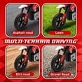 thumbnail image 3 of 24V Electric Dirt Bike for Kids 5-12, SHINPT Ride On Toys for Kids 5-12, Toddler Motorcycle with 200W Motor, Speeds 3.11-9.32MPH, Electric Toy Motorcycle with Rear Shock Absorber, LED Lamp, Music, 3 of 8