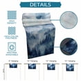 thumbnail image 6 of Blue Mountain Table Runner 108 Inches, Misty Forest Nature Woodland Pine Tree Landscape Bed Runner Dresser Scarves Tabletop for Indoor Outdoor Parties/Ceremony/Banquet, 13"x 108", 6 of 8