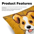 thumbnail image 2 of Pixel Dog Covers with Unique Patterns, Set of 2 Decorative Throw Pillow Inserts for Sofa Bed Couch, 16x16/18x18/20x20 Inches, Ideal for Home Decor and Gifting, 2 of 6