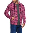 thumbnail image 2 of Naloa Butterfly Men’s Hoodies, Zip up Hoodie, Sweatshirts,Hoodies for Men Sizes S-3XL-Medium, 2 of 5