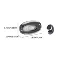 thumbnail image 3 of Earbuds Wireless, Hwkond Transparent Noise-canceling Digital Display Wireless Headset Ear Clip 5.3 True Stereo Bluetooth Headset Long Life One Hand Control, Black, Up to 60% Off, 3 of 8